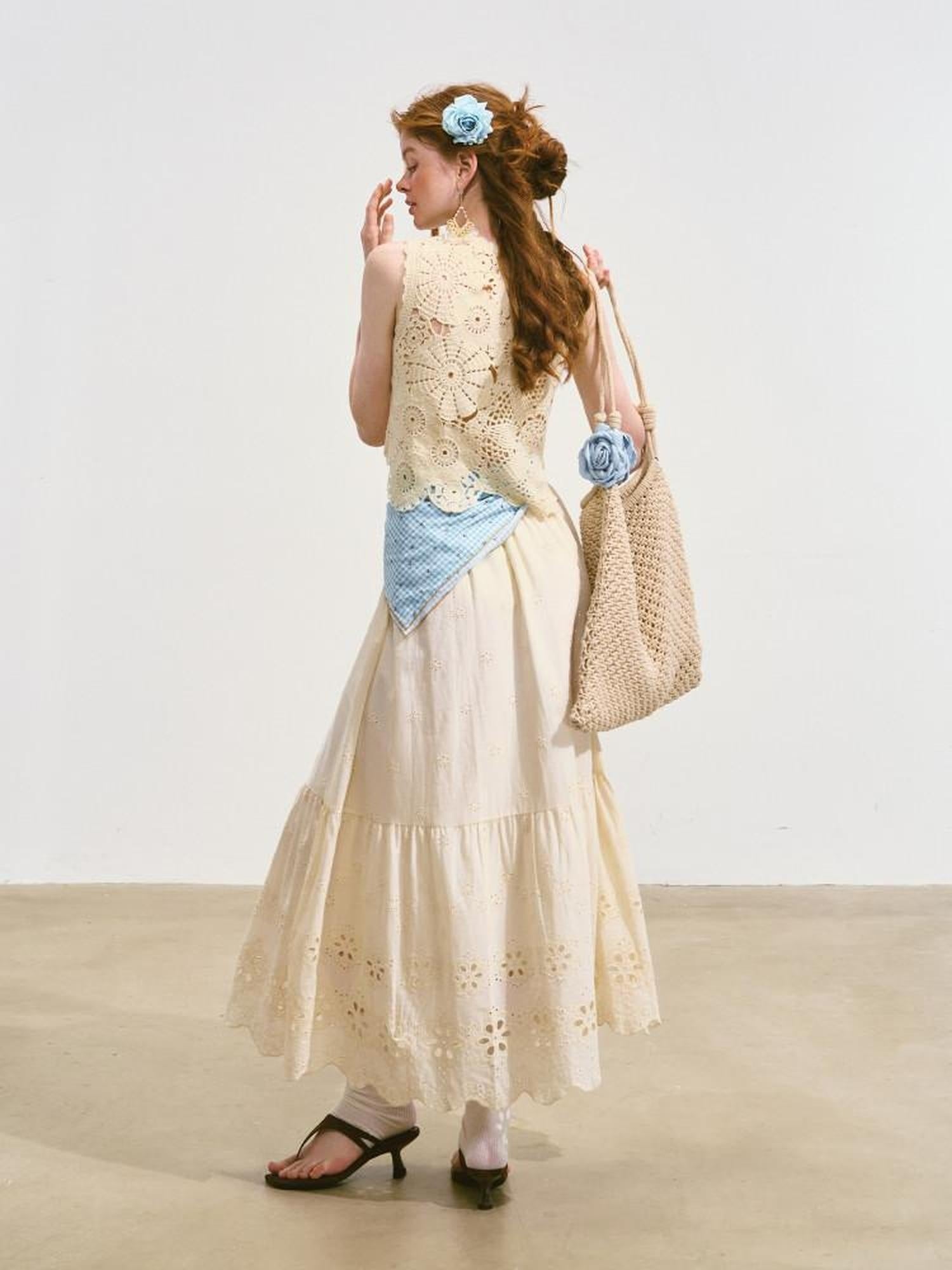 SOMESOWE Two Piece Hooded Pullover Beige Vest And Skirt For Women S M Tank Tops