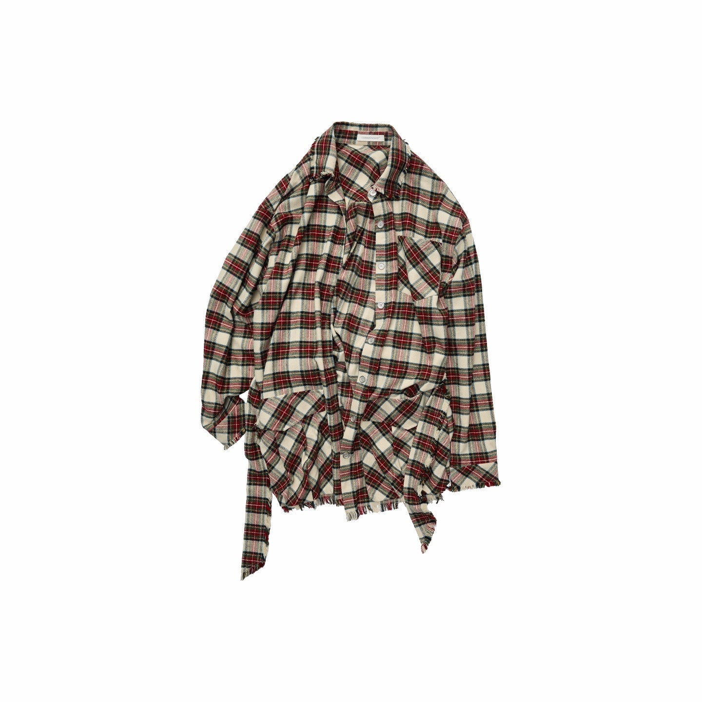 1JINN_STUDIO_Cotton_Plaid_Workwear_Loose_Straight_Fit_Long_Sleeve_Casual_Women_Mini_Dresses_MISSTT