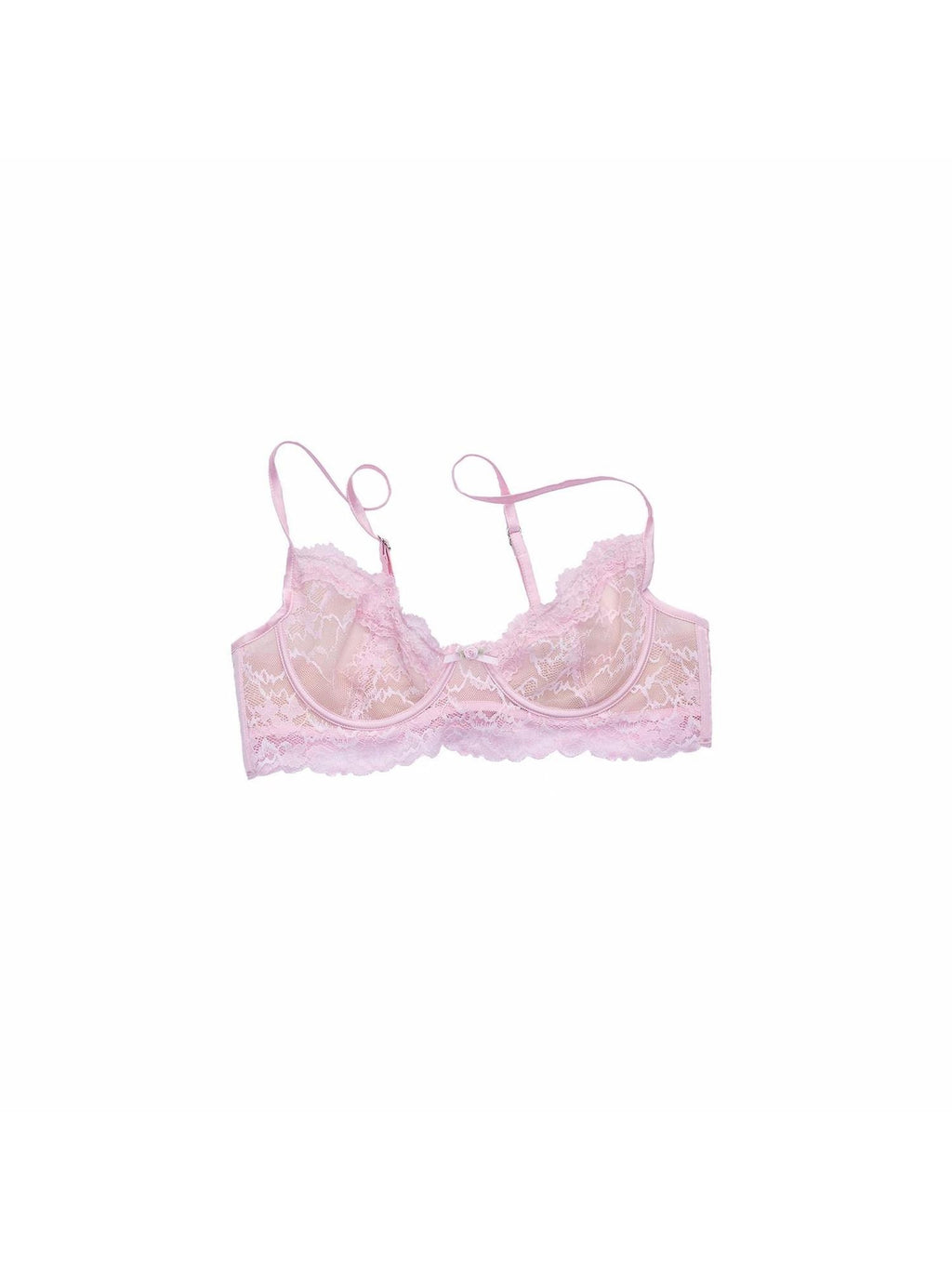 1JINN STUDIO Push Up French Lace U Strap Three Quarter Cup Three Row Hook Soft Wire Corsets