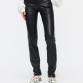 BUZHOU_Faux_Pu_Leather_Slim_Minimalist_Natural_Waist_Women_Black_Skinny_Straight_Pants_MISSTT