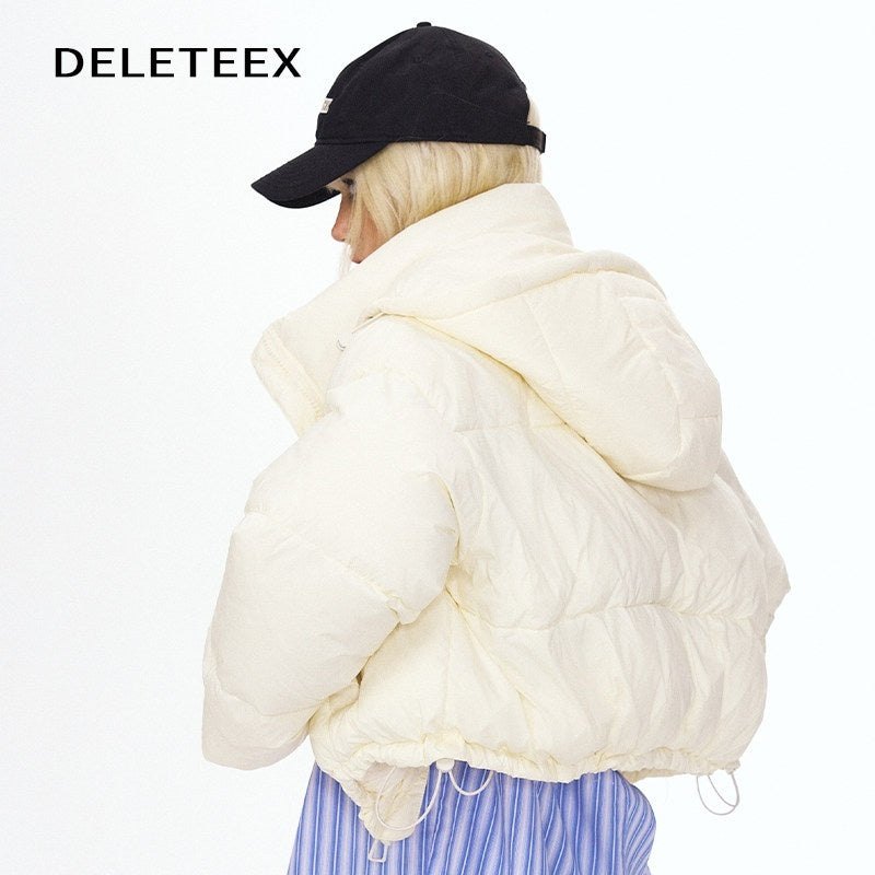 DeleteEx_90_Percent_White_Duck_Down_Lightweight_Hooded_Slim_Fit_Outerwear_Down_Jackets_MISSTT