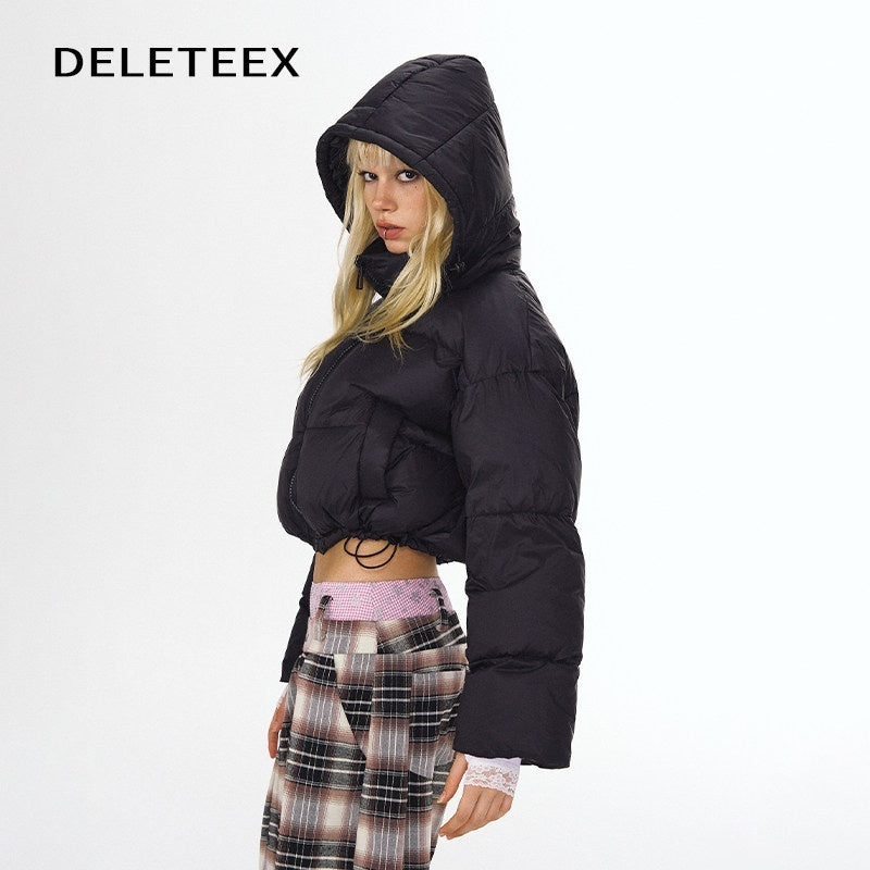 DeleteEx_90_Percent_White_Duck_Down_Lightweight_Hooded_Slim_Fit_Outerwear_Down_Jackets_MISSTT