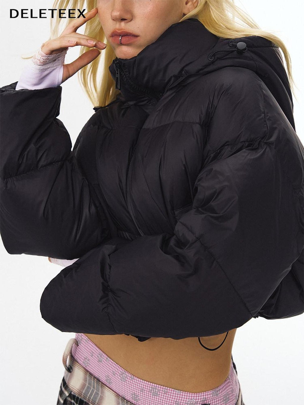 DeleteEx 90 Percent White Duck Down Lightweight Hooded Slim Fit Outerwear Down Jackets
