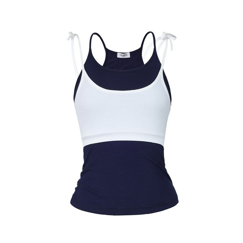 DeleteEx_Breathable_Cotton_Blend_Strappy_Faux_Two_Piece_Regular_Fit_Camisoles_MISSTT