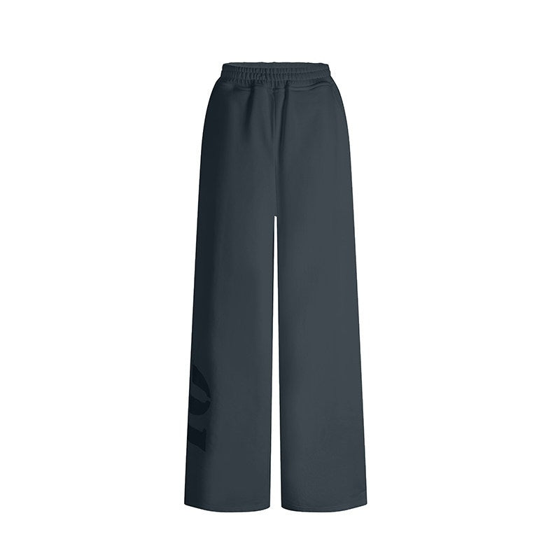 DeleteEx_Cotton_Blend_Breathable_Slim_Fit_Womens_Charcoal_White_Top_&_Pants_Sets_MISSTT