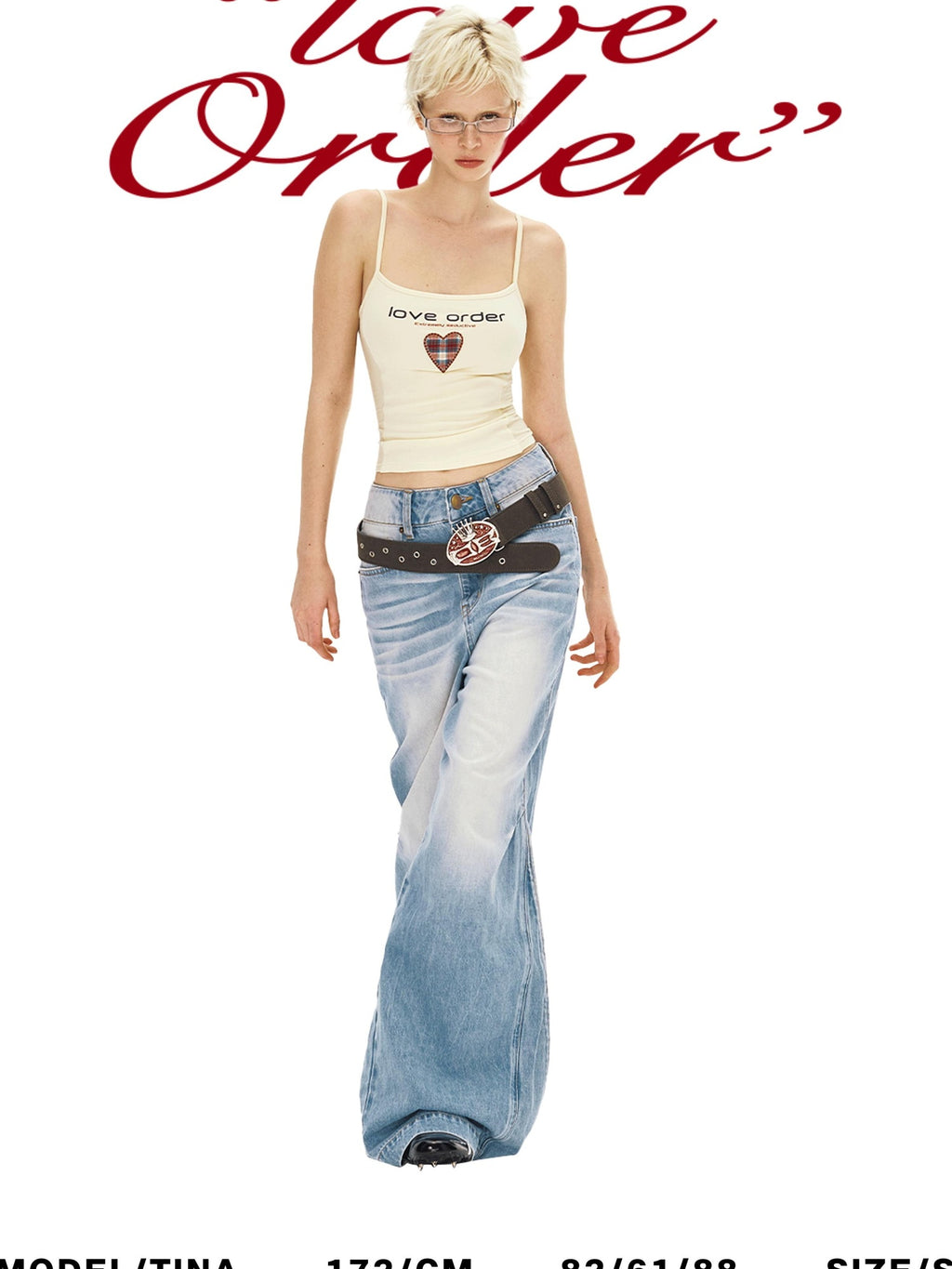 DeleteEx Cotton Modal Stretch Heart Patchwork Slim Fit Original Design Camisoles