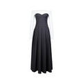 DeleteEx_Light_Polyester_Blend_Gray_White_Colorblock_Tie_Waist_Maxi_Dresses_MISSTT