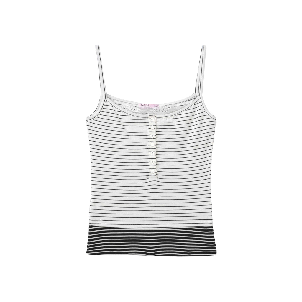 DeleteEx_Lightweight_No_Padding_Spaghetti_Strap_Striped_Slim_Women_City_Camisoles_MISSTT