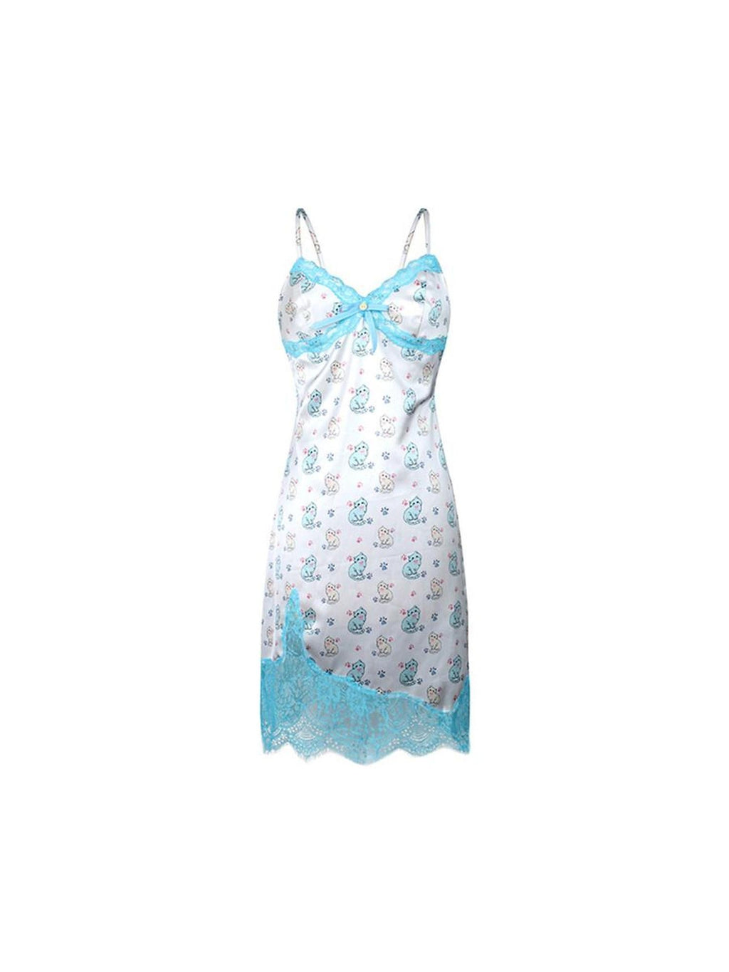 DeleteEx Lightweight Polyester Printed Spaghetti Strap Insta H Shift Fit Midi Dresses