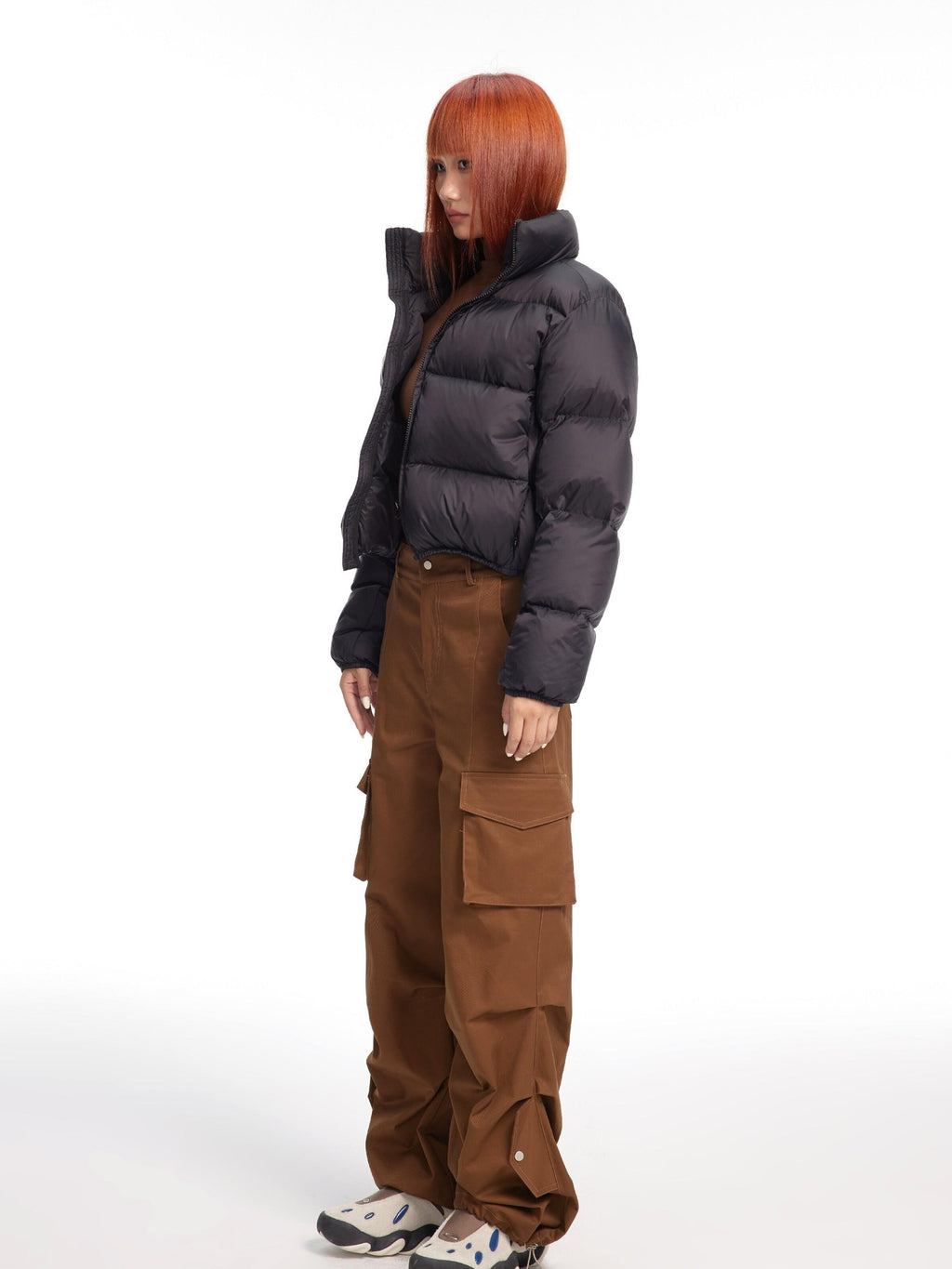 DeleteEx Lightweight Warm 90% White Duck Down Short Western Style Polyester Down Jackets