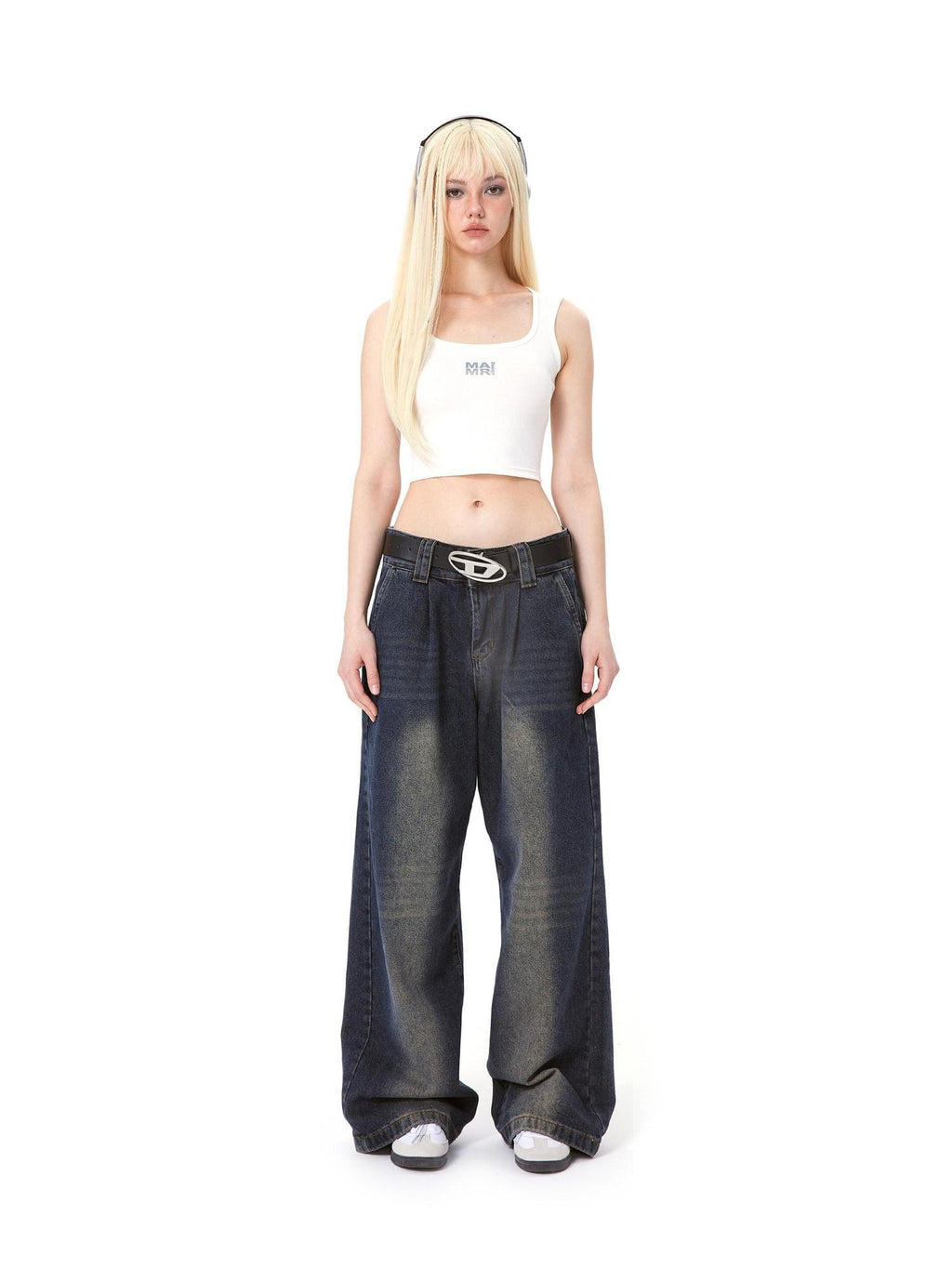 DeleteEx Original Design Cotton Slim Fit Cropped Spaghetti Strap Women Tank Tops