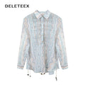 DeleteEx_Original_Loose_Fit_Long_Sleeve_Collared_Striped_Women_Nylon_Blend_Shirts_MISSTT