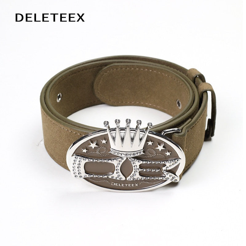 DeleteEx_Premium_Top_Grain_Leather_Minimalist_Khaki_Coffee_Women_Adjustable_102Cm_Belts_MISSTT