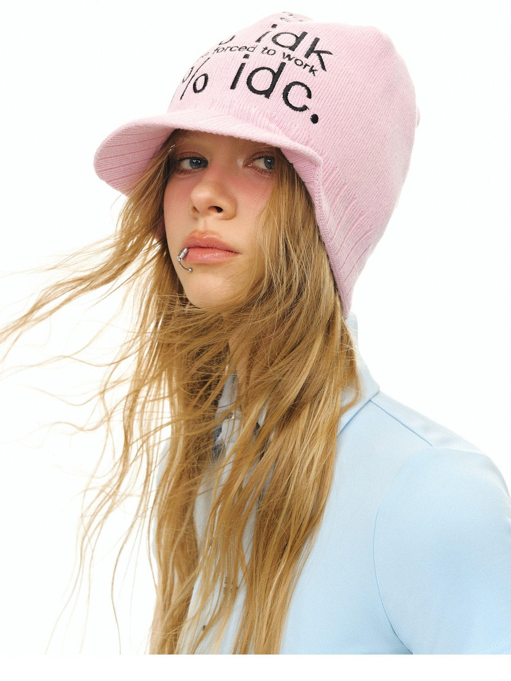 DeleteEx Soft Acrylic Knit Casual Fit Travel Ready For Women Beige Pink Gray Beanies