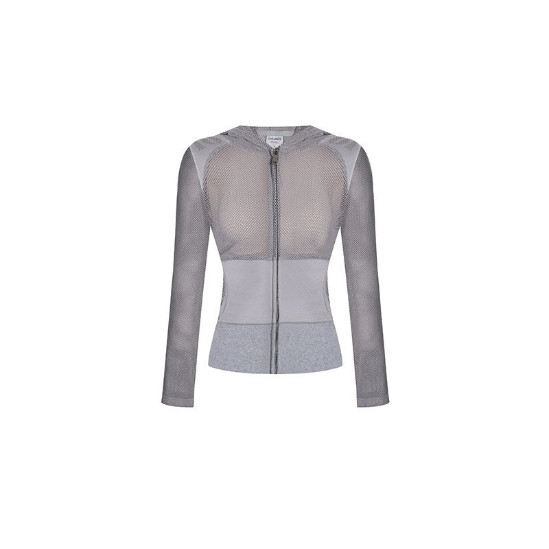 DeleteEx_Soft_Stretch_Classic_Pullover_Unisex_Gray_Brown_S_M_L_Polyester_Spandex_Hoodie_MISSTT