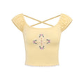 DeleteEx_Soft_Stretch_Viscose_Blend_Regular_Fit_Yellow_White_S_M_L_Short_Sleeve_T-Shirts_MISSTT