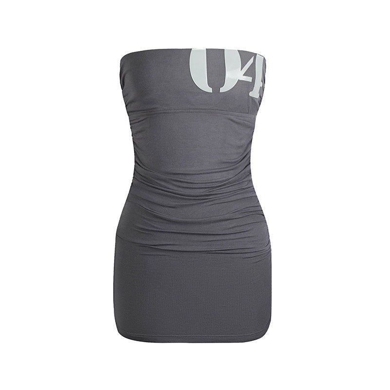 DeleteEx_Soft_Stretch_Viscose_Slim_Fit_Versatile_Women_Gray_Light_Brown_Mini_Dresses_MISSTT