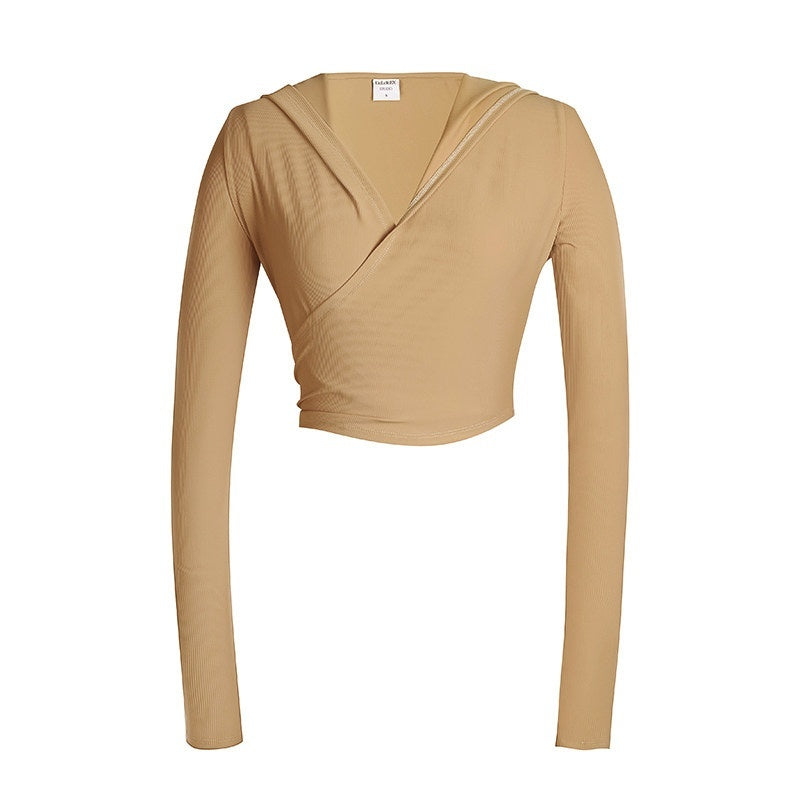 DeleteEx_Stretchy_Polyester_Spandex_Hooded_Slim_Casual_Long_Sleeve_T-Shirts_MISSTT
