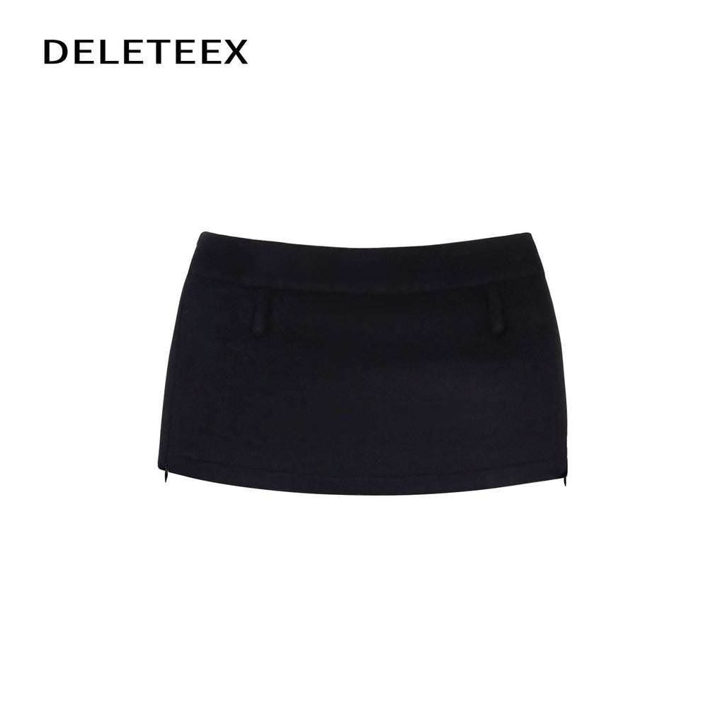DeleteEx_Vintage_Wool_Blend_Low_Waist_Slim_Fit_Women_Daily_Party_Casual_Mini_Shorts_MISSTT