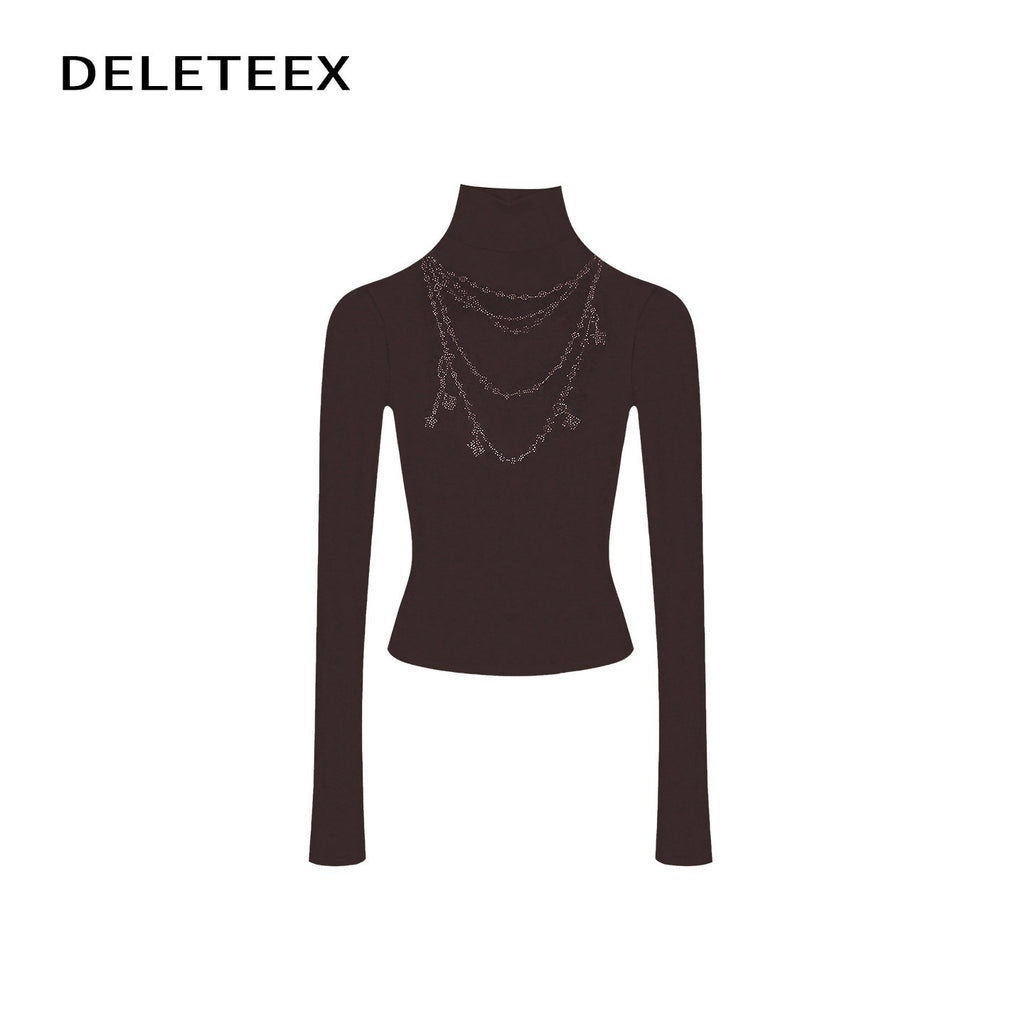 DeleteEx_Wool_Modal_Vintage_Slim_Knit_Rhinestone_Women_Black_Long_Sleeve_T-Shirts_MISSTT