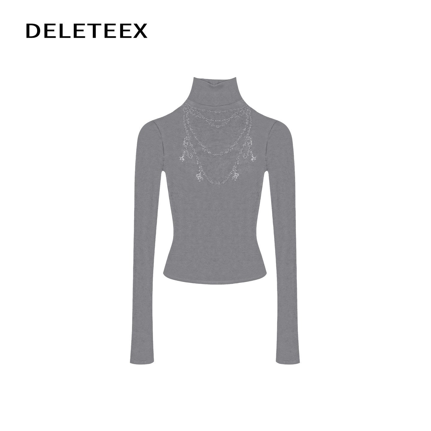 DeleteEx_Wool_Modal_Vintage_Slim_Knit_Rhinestone_Women_Black_Long_Sleeve_T-Shirts_MISSTT