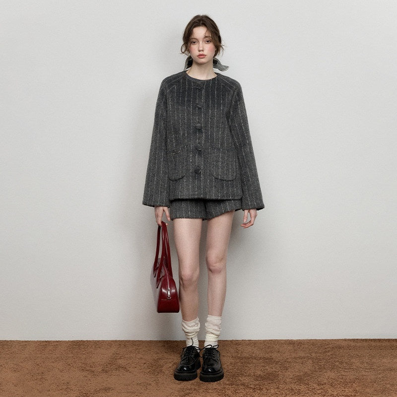 Luamoss_100%_Polyester_Button_Crew_Neck_Long_Sleeve_Youth_Casual_Top_&_Shorts_Sets_MISSTT
