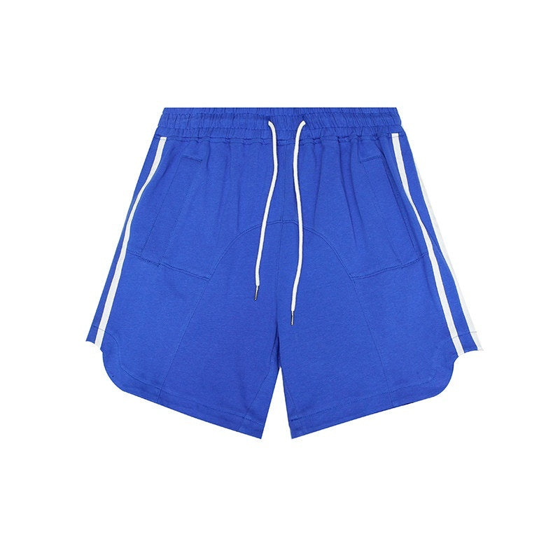 Luamoss_Comfortable_Loose_Fit_Youthful_Casual_Teen_Brown_Black_Blue_Mid-Length_Shorts_MISSTT