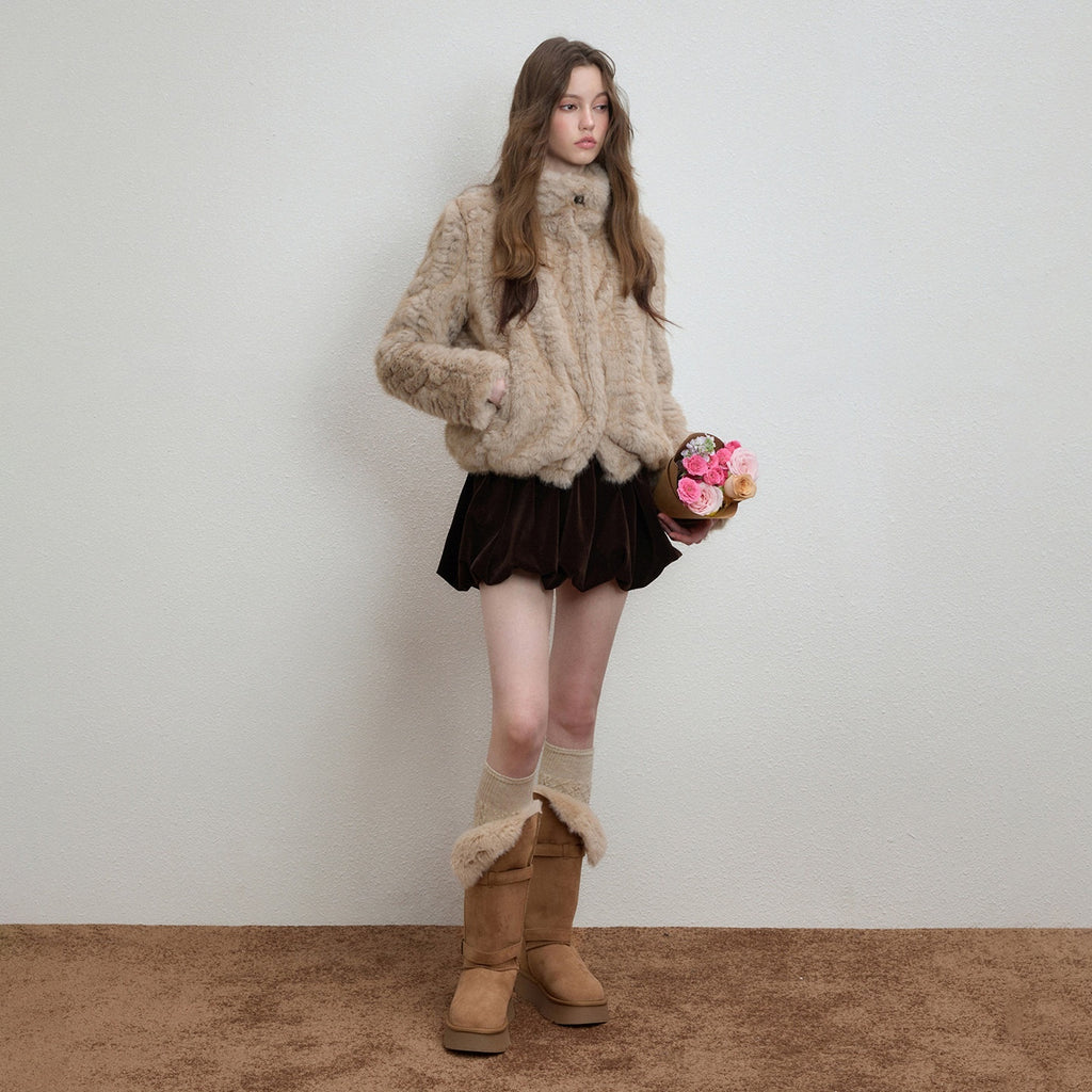 Luamoss_Cozy_Thick_High_Neck_Short_Loose_Casual_Women_Daily_Grey_Camel_Faux_Fur_Coats_MISSTT