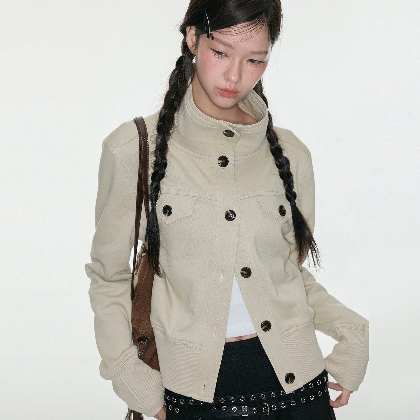 Luamoss_Durable_Multi_Pocket_Loose_Casual_Cotton_Blend_High_Collar_Women_Cropped_Jackets_MISSTT