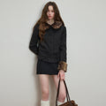Luamoss_Flattering_Elegant_Straight_Cinched_Waist_Women_Wool_Look_Black_Wool_Coats_MISSTT