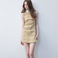 Luamoss_Lemon_Yellow_Cotton_Blend_Casual_Fitted_A_Line_Doll_Collar_Zip_Mini_Dresses_MISSTT