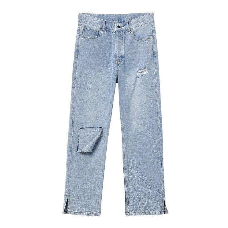 Luamoss_Raw_Hem_Light_Blue_Mid_Rise_Loose_Straight_Casual_Youth_Denim_Straight_Leg_Jeans_MISSTT
