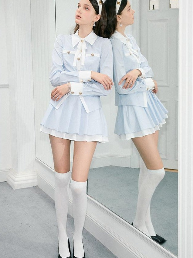Luamoss Stylish Matching Crop Top And Skirt Young Women S M L Top & Skirt Sets