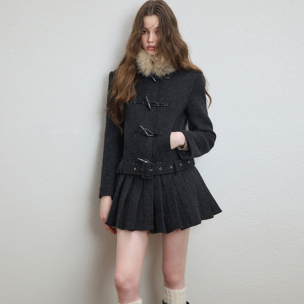Luamoss_Thick_Wool_Blend_Korean_Slim_Lapel_Women_Midlength_Pleated_Wool_Coats_MISSTT