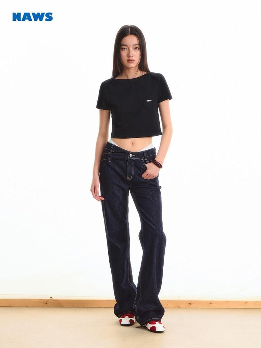 NAWSNOTAWEAR 100 Percent Cotton Loose Fit Short Sleeve Women Cropped Casual Basic Crop Tops