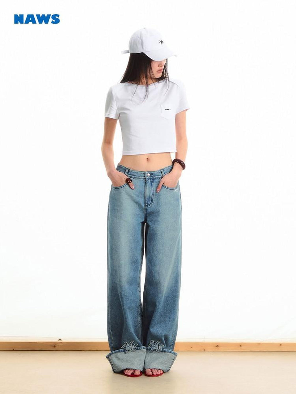 NAWSNOTAWEAR 100 Percent Cotton Loose Fit Short Sleeve Women Cropped Casual Basic Crop Tops