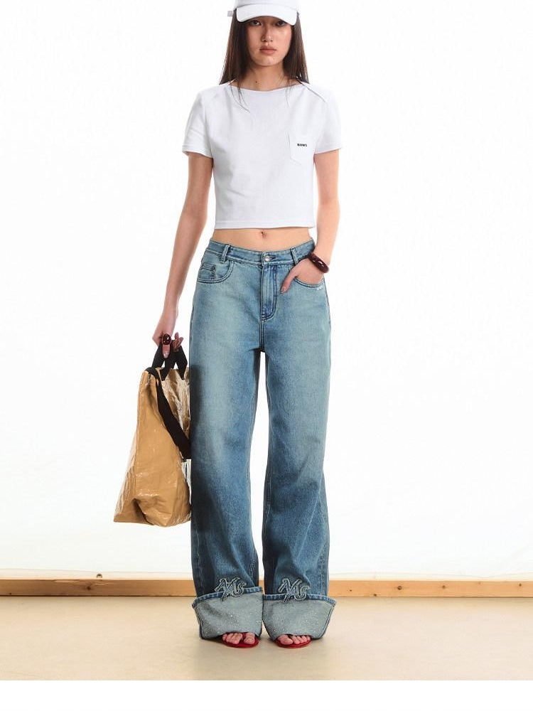 NAWSNOTAWEAR 100 Percent Cotton Loose Fit Short Sleeve Women Cropped Casual Basic Crop Tops