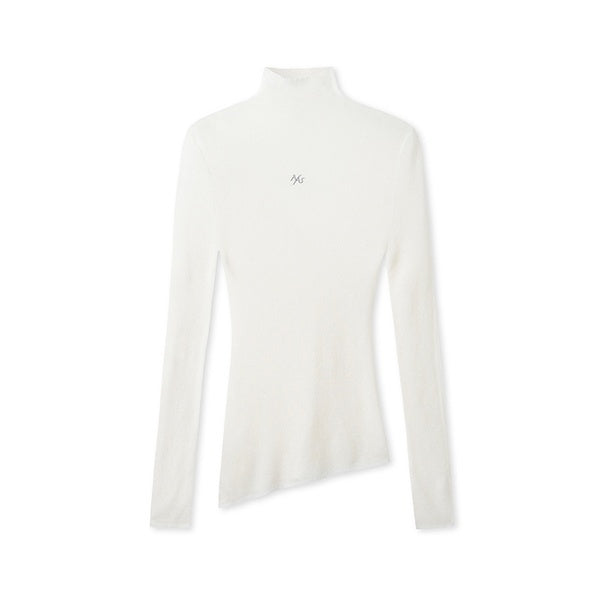 NAWSNOTAWEAR_100%_Wool_Soft_Slim_Fit_V-neck_Casual_Women_Knitwear_Tops_Texture_Sweaters_MISSTT