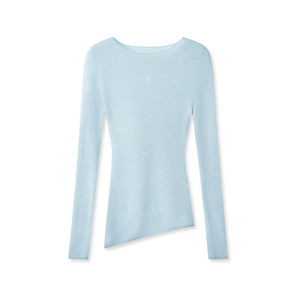 NAWSNOTAWEAR_100%_Wool_Soft_Slim_Fit_V-neck_Casual_Women_Knitwear_Tops_Texture_Sweaters_MISSTT