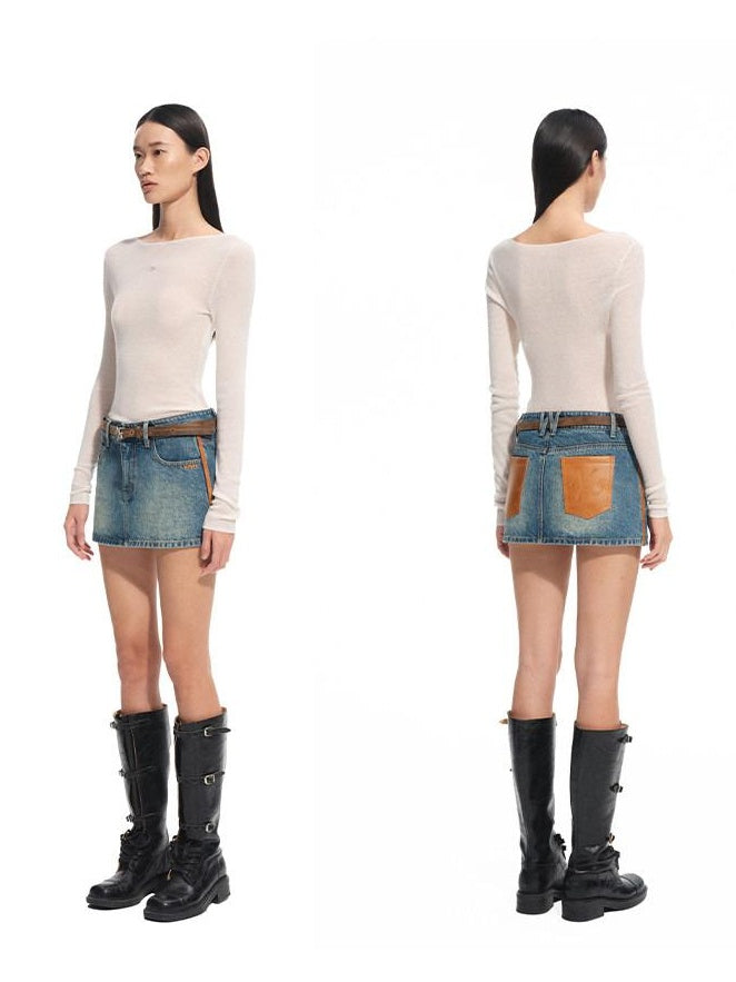 NAWSNOTAWEAR 100% Wool Soft Slim Fit V-neck Casual Women Knitwear Tops Texture Sweaters