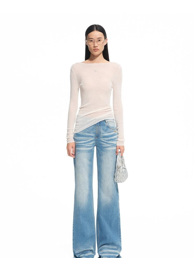 NAWSNOTAWEAR 100% Wool Soft Slim Fit V-neck Casual Women Knitwear Tops Texture Sweaters