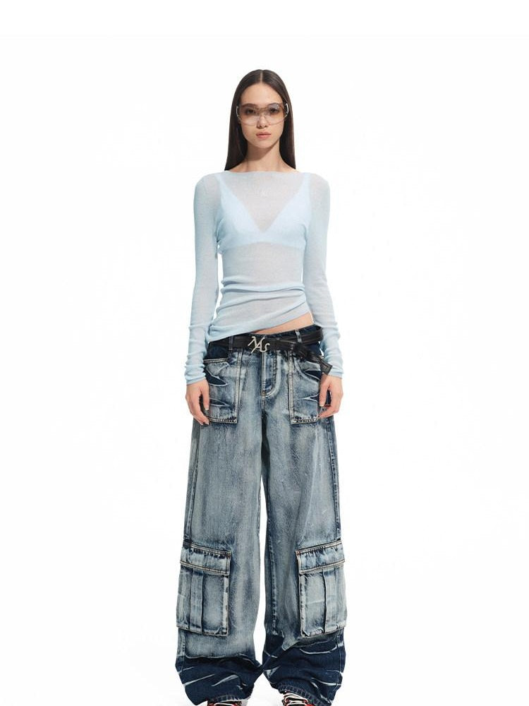 NAWSNOTAWEAR 100% Wool Soft Slim Fit V-neck Casual Women Knitwear Tops Texture Sweaters