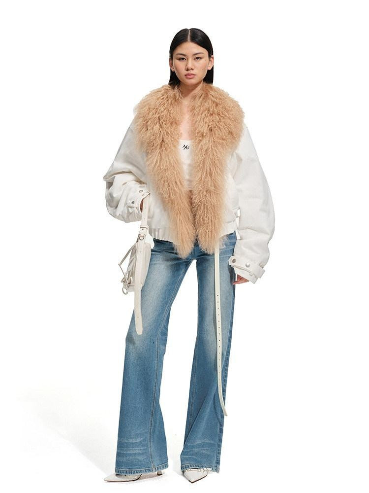 NAWSNOTAWEAR 5Cm Lift Casual Natural Waist Stretch Women Prussian Blue Straight Leg Jeans