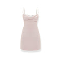 NAWSNOTAWEAR_Apricot_Pink_Cinched_Waist_Plunging_Neckline_Sleeveless_Bodycon_Mini_Dresses_MISSTT