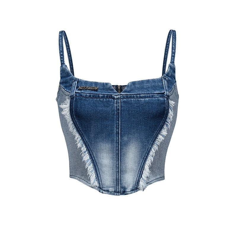 NAWSNOTAWEAR_Backless_Cotton_Slim_Fit_Cropped_Strappy_Women_Solid_Oxide_Blue_Camisoles_MISSTT