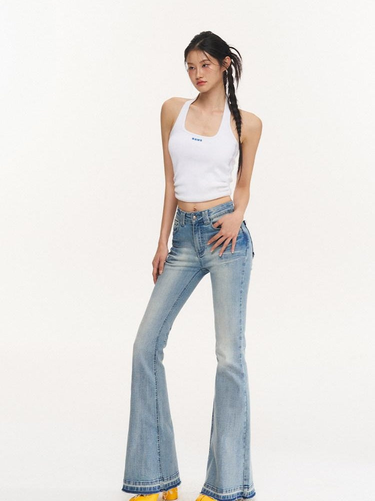 NAWSNOTAWEAR Breathable Cotton Halter Crop Women Letter Print Original Tank Tops