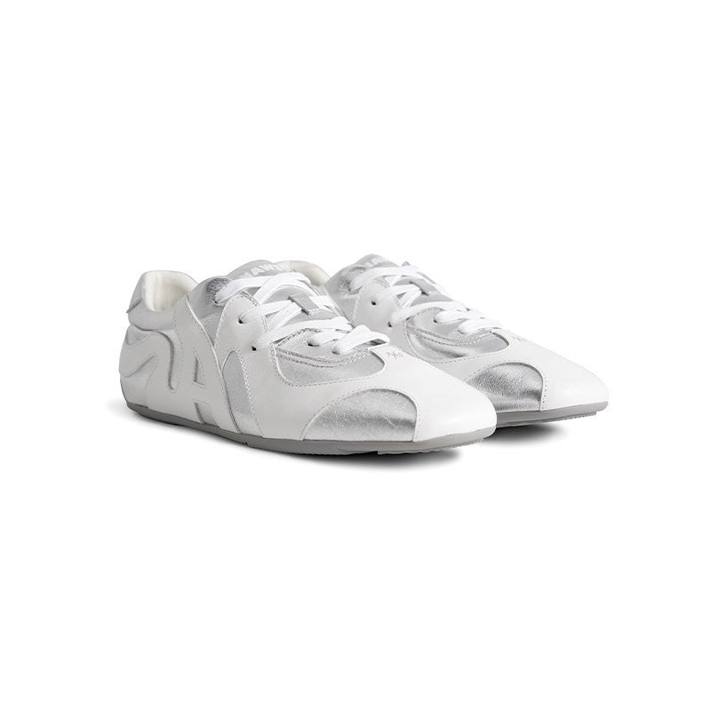 NAWSNOTAWEAR_Breathable_Mixed_Material_Casual_Derby_Women_Red_Black_Silver_Sneakers_MISSTT