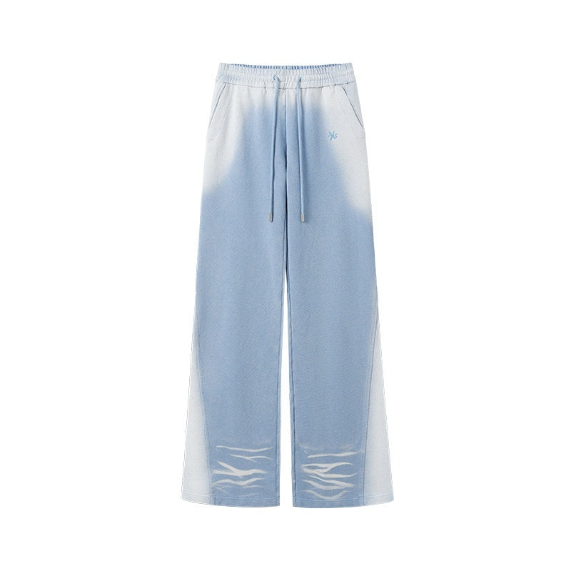 NAWSNOTAWEAR_Brushed_Cotton_Slim_Flare_Drawstring_Waist_Women_Ice_Mist_Blue_Sweatpants_MISSTT