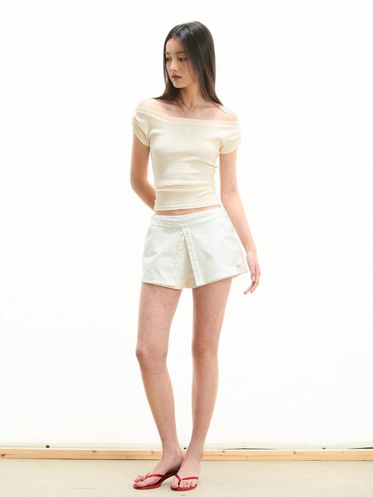NAWSNOTAWEAR Comfy Mid Waist Loose Fit Denim Casual Women Poly Cotton Mini Skirts