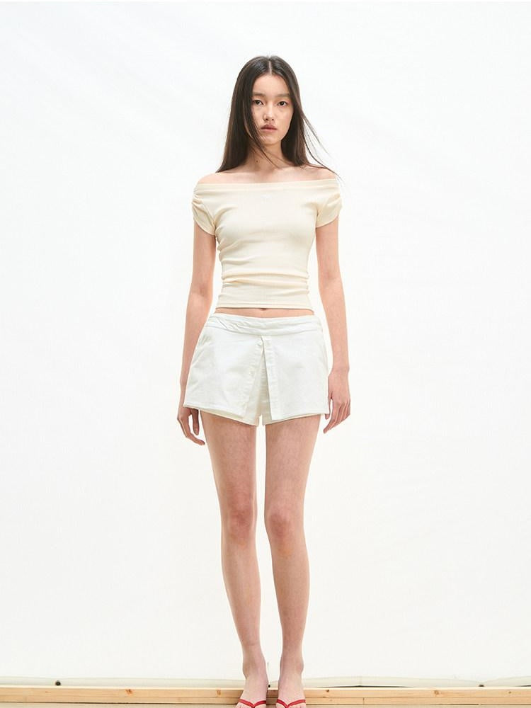 NAWSNOTAWEAR Comfy Mid Waist Loose Fit Denim Casual Women Poly Cotton Mini Skirts